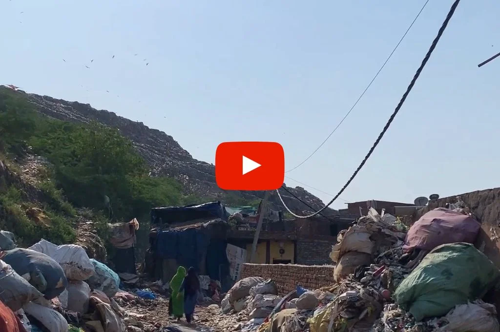 भलस्वा में लैंडफिल_प्लास्टिक कचरा