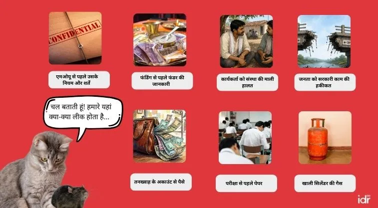 कुछ सामाजिक परिस्थितियों के कोलाज को दर्शाता एक प्रतिनिधि चित्र_लीक